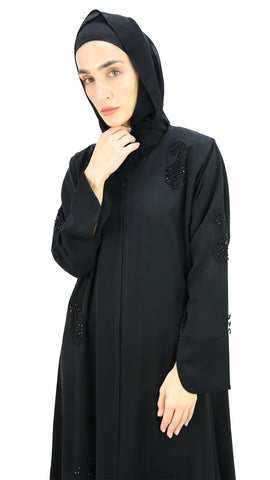 Elegant Handwork Beads Abaya