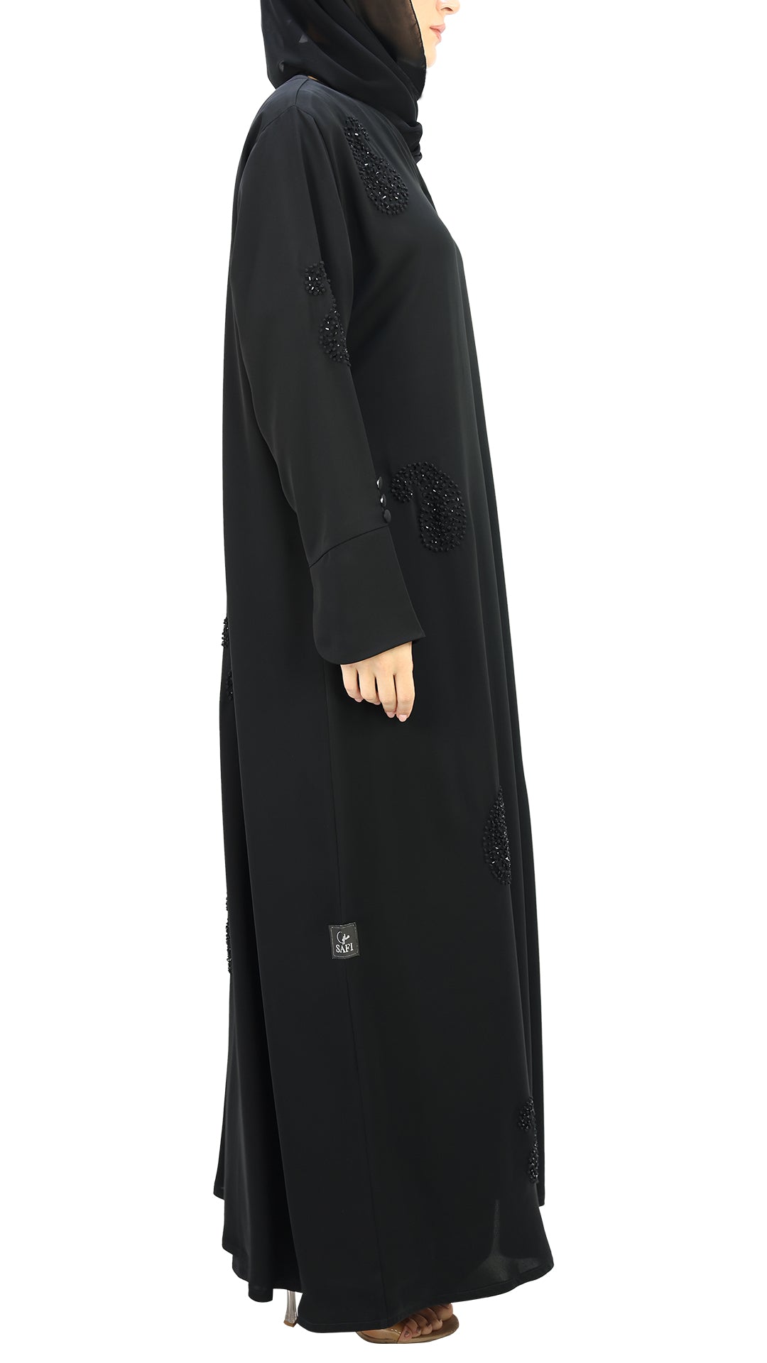 Elegant Handwork Beads Abaya